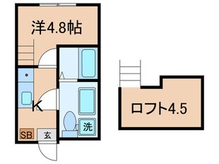 Life snap金町の物件間取画像